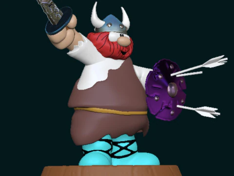 Hagar the Horrible 3D Print Model
