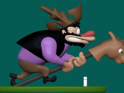 Dooley Woody Woodpecker 3D प्रिंट मॉडल