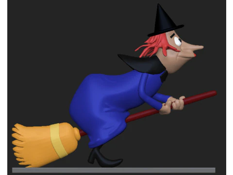 Witch Crafty woody woodpecker 3D Print Model
