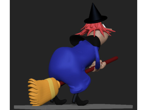Witch Crafty woody woodpecker 3D Baskı Modeli
