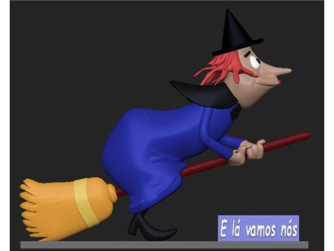 Witch Crafty woody woodpecker 3D Baskı Modeli