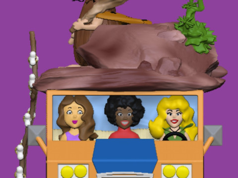 Captain caveman and the teen angels 3D Принт Модель