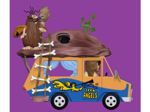 Captain caveman and the teen angels Model do druku 3D