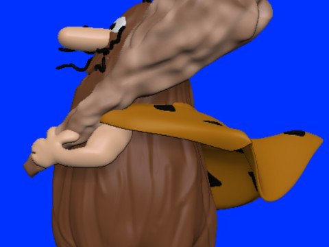 Captain Caveman Capitao Caverna Model do druku 3D