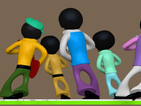 Jackson 5ive - The Jackson 5 - Michael Jackson Modelo de Impressão 3D