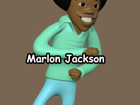 Jackson 5ive - The Jackson 5 - Michael Jackson Modelo de Impressão 3D