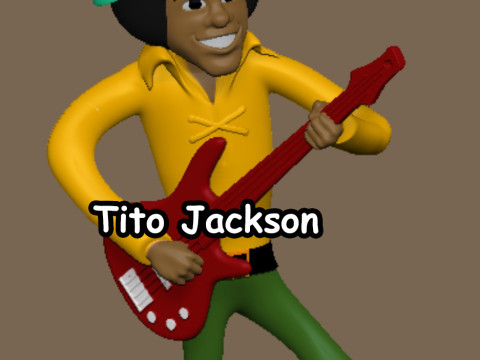 Jackson 5ive - The Jackson 5 - Michael Jackson Modelo de Impressão 3D
