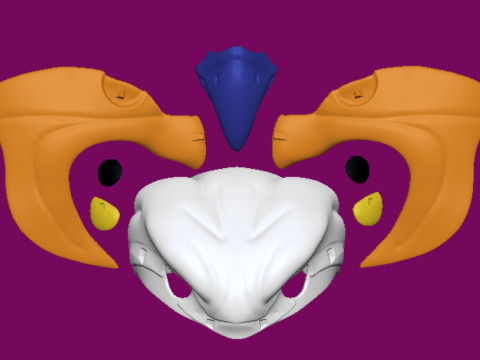 Helmet Sorceress He-man Feiticeira 3D Print Model
