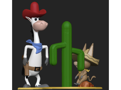 Quick Draw McGraw - Pepe Legal 3D Print Model