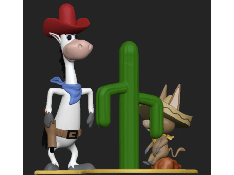 Quick Draw McGraw - Pepe Legal 3D Print Model