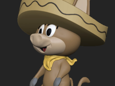 Quick Draw McGraw - Pepe Legal 3D Print Model