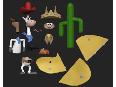 Quick Draw McGraw - Pepe Legal 3D Print Model