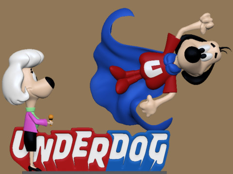 Underdog 3D Print Model