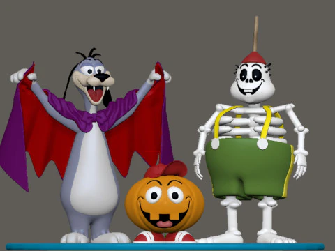 Дінгбат і собака-вампір Кріпс 3D Принт Модель