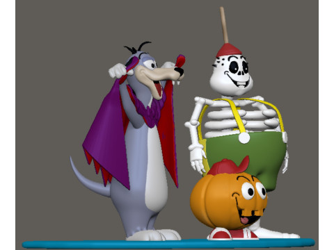 Dingbat and the Creeps vampire dog Model Cetak 3D