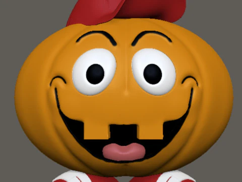 Dingbat e o cachorro vampiro Creeps Modelo de Impressão 3D