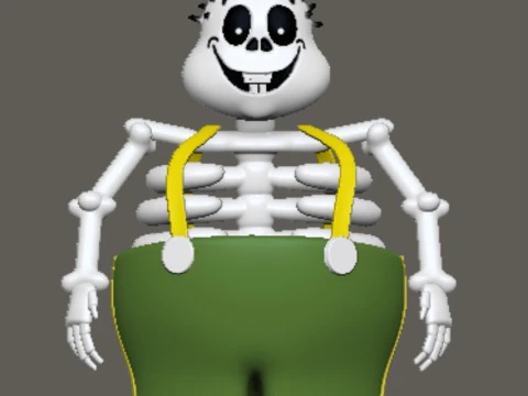 Dingbat e o cachorro vampiro Creeps Modelo de Impressão 3D