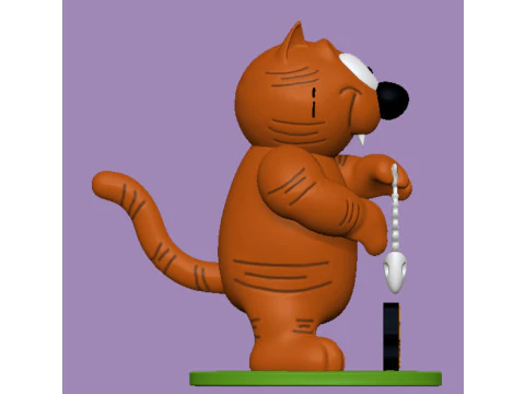 Heathcliff the cat 3D Print Model