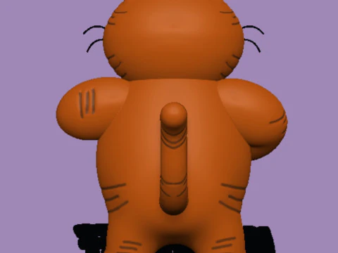 Heathcliff the cat 3D Print Model