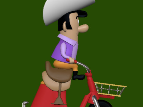 Flukey Luke El Vaquero Temerario Model do druku 3D