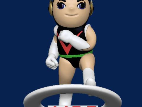 Weltraum-Ass 3D Druckmodell