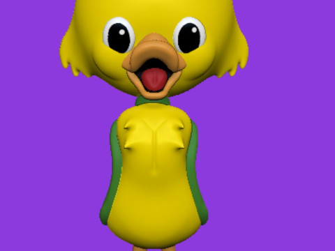 Yakky Doodle 3D Print Model