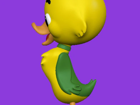 Yakky Doodle 3D Print Model