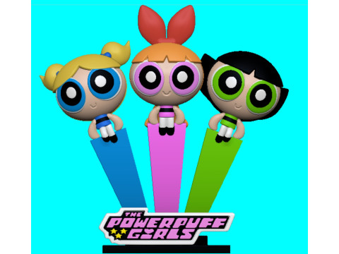 Powerpuff Girls Meninas Superpoderosas chicas superpoderosas 3D Принт Модель