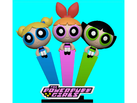 Powerpuff Girls Meninas Superpoderosas chicas superpoderosas 3D Print Model