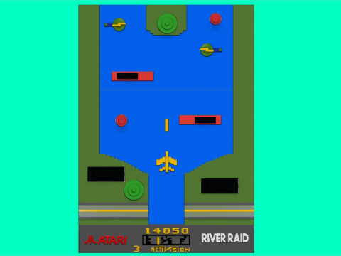 Atari classics River Raid 3D Baskı Modeli