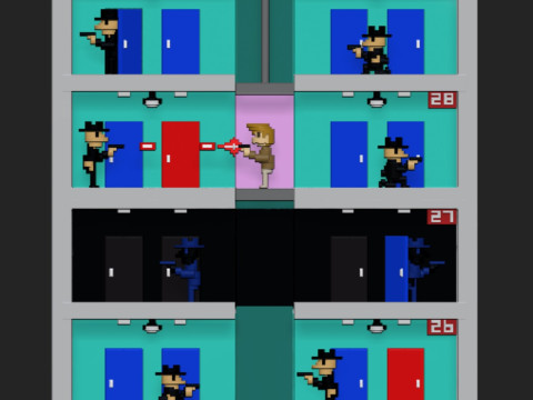 Elevator Action classic game 3D 프린트 모델
