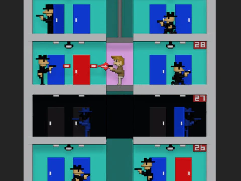 Liftactie klassiek spel 3D printmodel