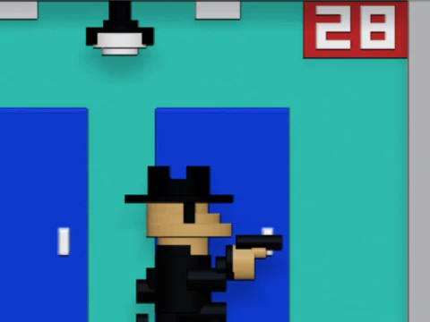 Elevator Action classic game 3D Print Model