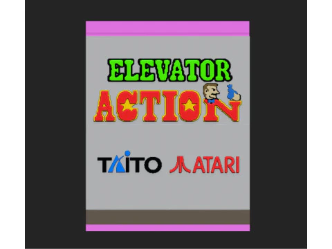 Elevator Action classic game 3D Print Model