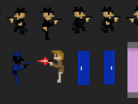 Elevator Action classic game 3D Print Model