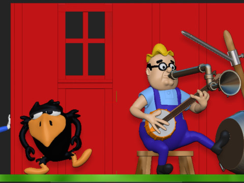 Woody Woodpecker Crowin Pains 3D Print Model