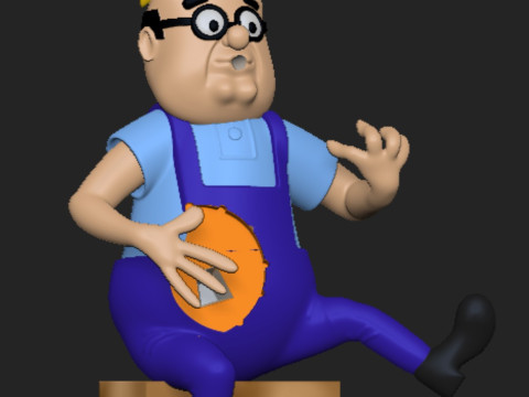 Woody Woodpecker Crowin Pains 3D प्रिंट मॉडल