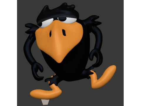 Woody Woodpecker Crowin Pains 3D प्रिंट मॉडल