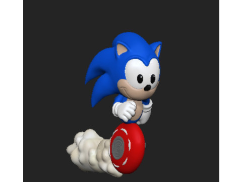 Sonic Road Runner and Speedy Gonzales 3D प्रिंट मॉडल