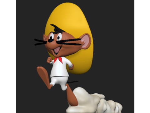 Sonic Road Runner and Speedy Gonzales 3D प्रिंट मॉडल