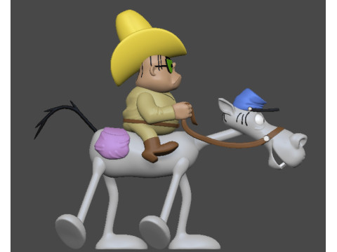 Sheriff Hoot Kloot Model Cetak 3D