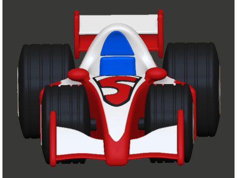 Senninha Little Senna Ayrton Senna cartoon Model do druku 3D