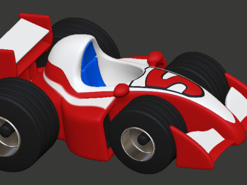Senninha Little Senna Ayrton Senna cartoon Model do druku 3D
