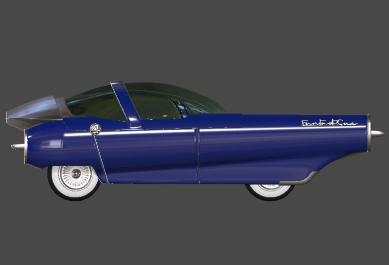 Fantasticar Fantastic Four car 2025 3Dプリントモデル .c4d .max .obj .3ds .fbx .stl .blend
