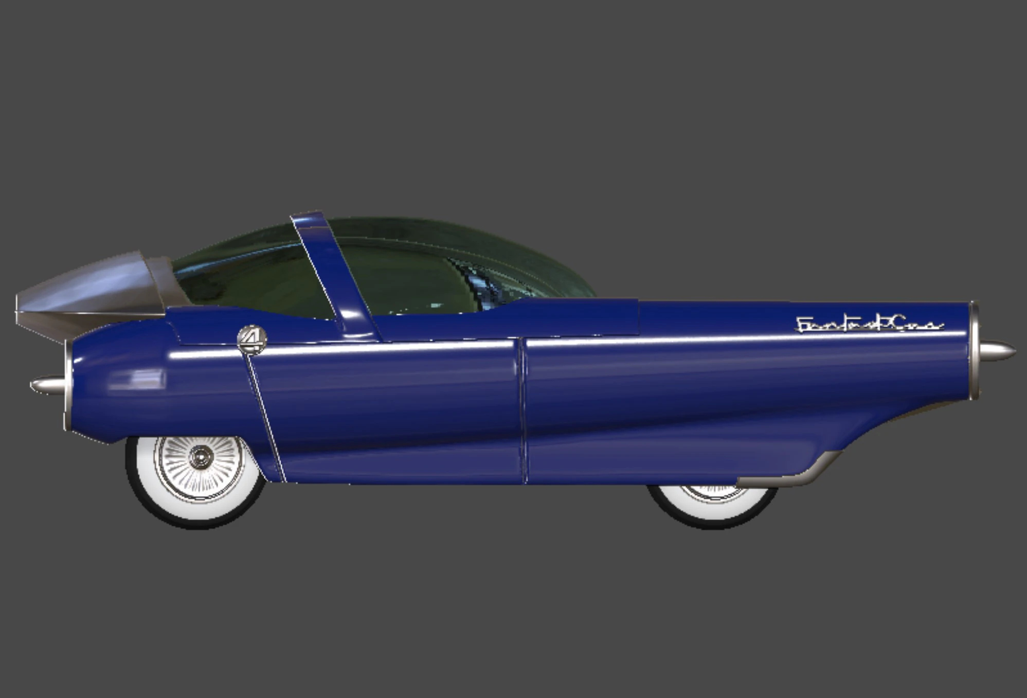 Fantasticar Fantastic Four car 2025 3D Print Model in Vehicle
