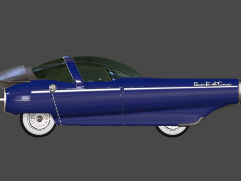 Fantasticar Fantastic Four car 2025 3D Print Model