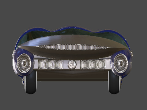 Fantasticar Fantastic Four car 2025 3Dプリントモデル