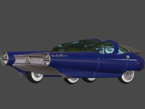 Fantasticar Fantastic Four car 2025 3Dプリントモデル