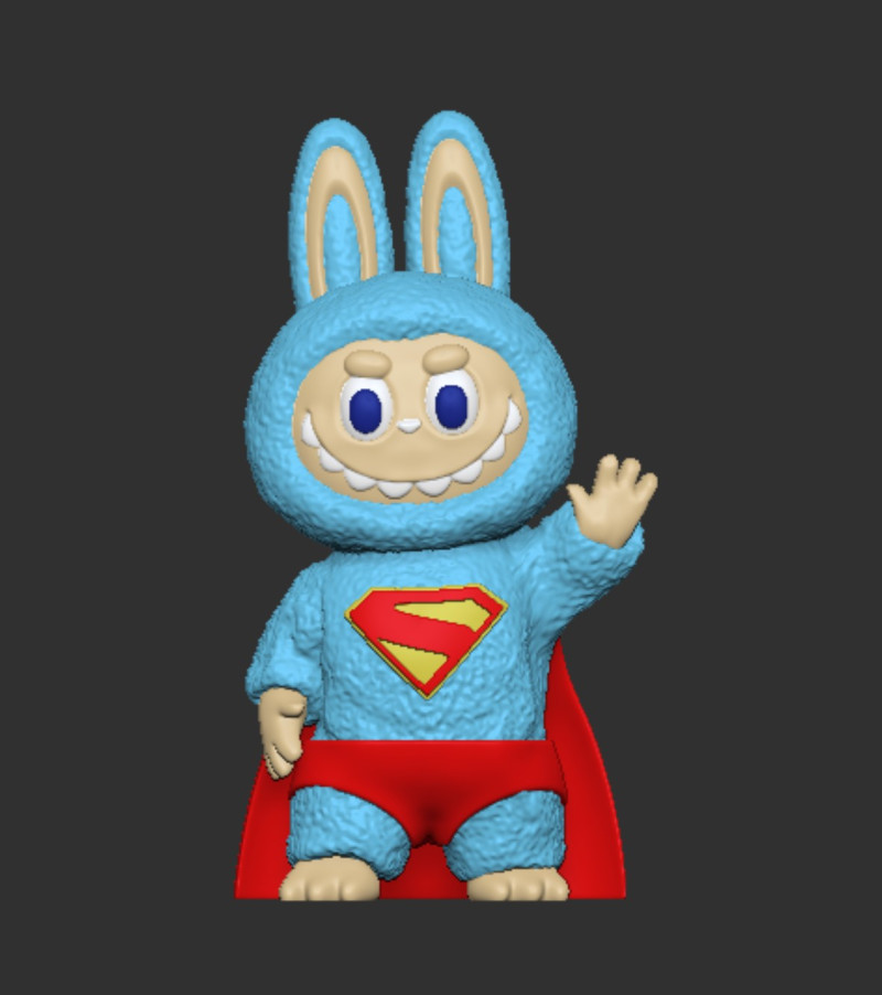 Labubu Legacy 3D 프린트 모델 .c4d .max .obj .3ds .fbx .stl .blend