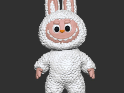 Set of 3 LABUBU dolls 3D-Druckmodell